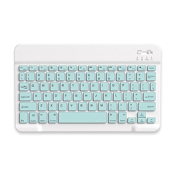 10 tuuman ladattava Bluetooth-näppäimistö, erittäin ohut kannettava Bluetooth-näppäimistö iOS-, Android-laitteille A