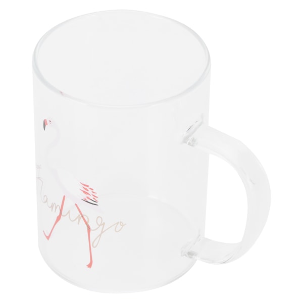 350ml Transparent mjölkkopp Kaffe Mugg Te Drick Glas Drinkware