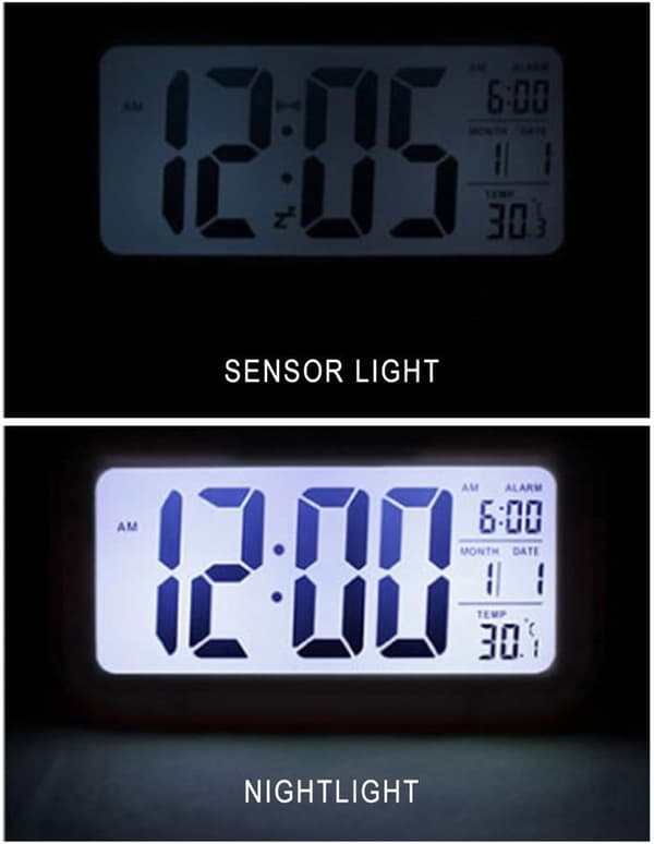 Digital vækkeur, Elektronisk vækkeur Stor skærm HD Smart L