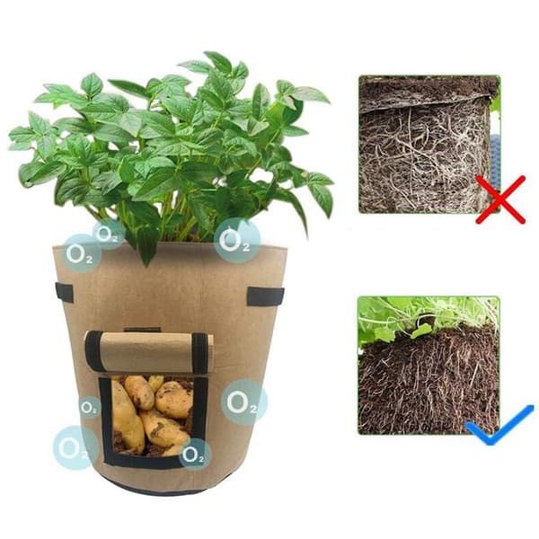 Potatisplanteringsväska, non-woven väska, växtplanteringsväska, för potatis