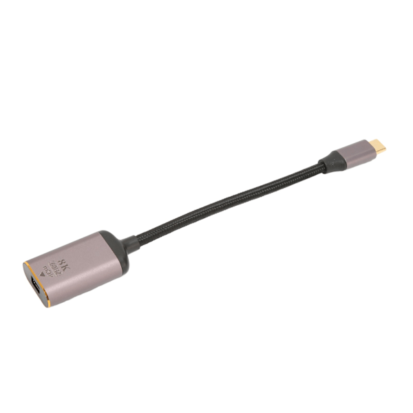 USB C till Mini DisplayPort Adapter 8K 60Hz Plug and Play USB C Hane till Mini DP Hona Kabel för USB C Enheter