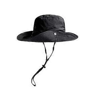 Solhat Spandhat Unisex Sommer Strandhat til Strand Marineblå(Sort)