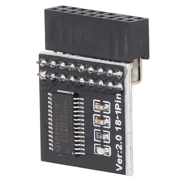 Sikkerhedslager TPM2.0 Modul Krypteringssikkerhedsmodul til ASROCK Bundkort Standalone Krypteringsprocessor Kompatibel med WIN11 Indbygget Support