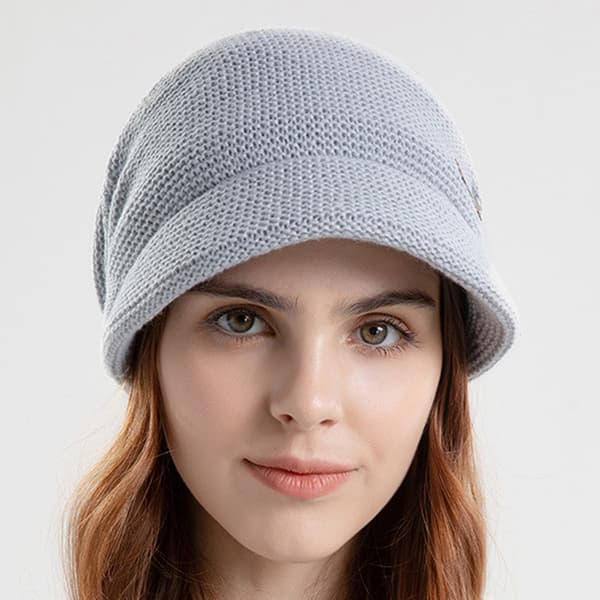 1 vinterforet varm udendørs varm pullover hat bred skygge vis ansigt lille ørebeskyttelse