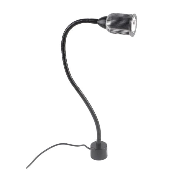 LED arbetslampa 10W LED justerbar halsunderhållslampa med magnetisk bas för symaskin