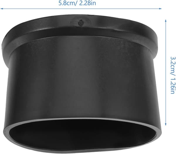 Halkfria möbelglidare 4 delar 50 mm runda gummihjul