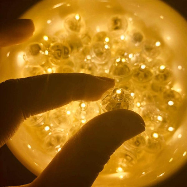 LED Runda Ballonglampor Papperslyktor Ljus Vattentät