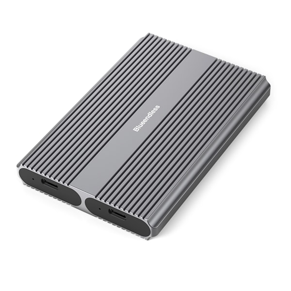 USB 3.1 TypeC 10 Gbps gratis Dual-Bay Dual-Protocol M.2 NVMe/Sata 2bay SSD-hölje flammande hastighet 10 Gbps/5 Gbps m.2 sata and m.2 nvm m.2 sata and m.2 nvm