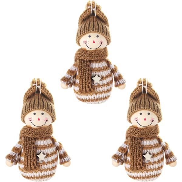3 Pcs Noël Ornement Pendentif Petites Décos Objets Suspendue