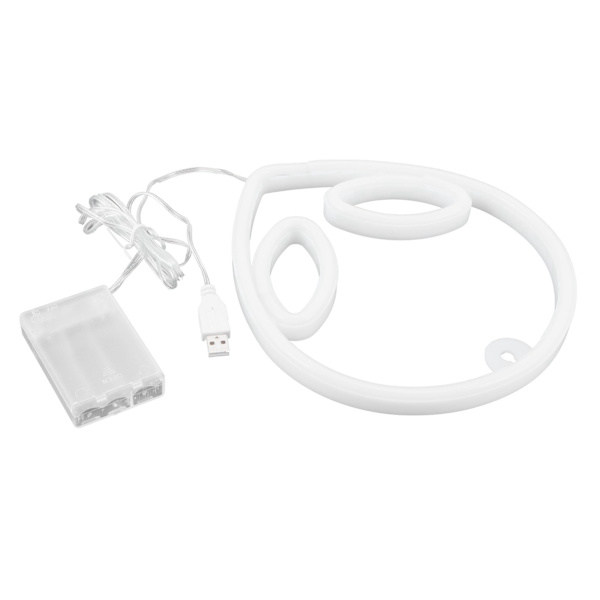 Alien Neonljus Batteri/USB-driven Väggdekorativ LED-skylt