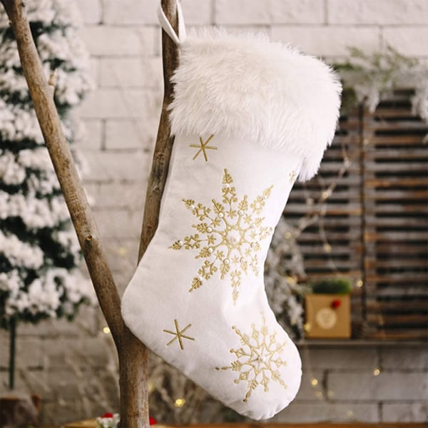 Christmas plush decoration socks Christmas stocking pendant