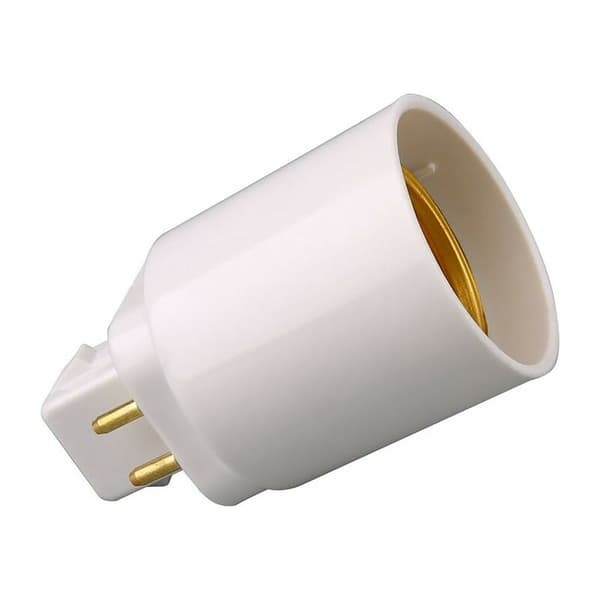 GX24Q LED-lampadapter till 4-stifts E27-sockel (2 st)
