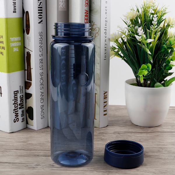 550 ml bärbar vattenflaska läcksäker drickskopp (blå)