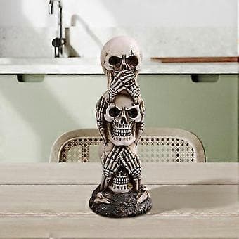 Skelettstaty Abstrakt Skulptur för Sovrum Heminredning Accenter()