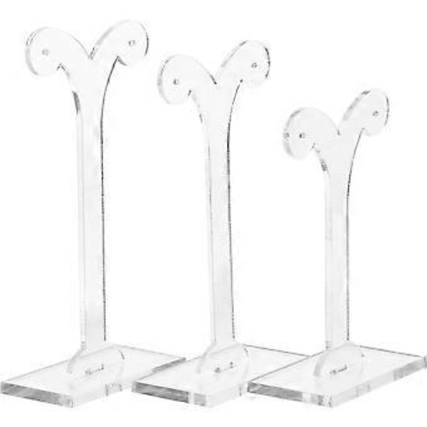 3 stk. Øreringe Display Stativer Spirer-formede Øreringe Stand Desktop Øreringe Holder