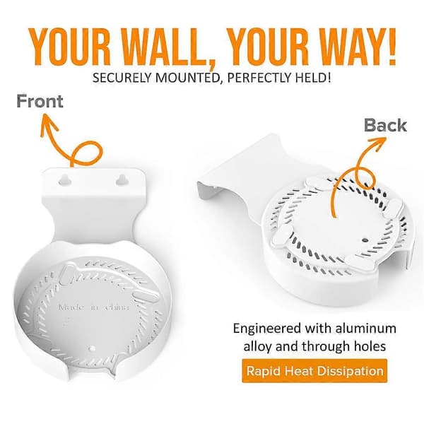 Vægbeslag i aluminiumslegering til Deco BE75/BE85/BE95/BE17000 Whole Home Mesh WiFi 7 med tilbehør