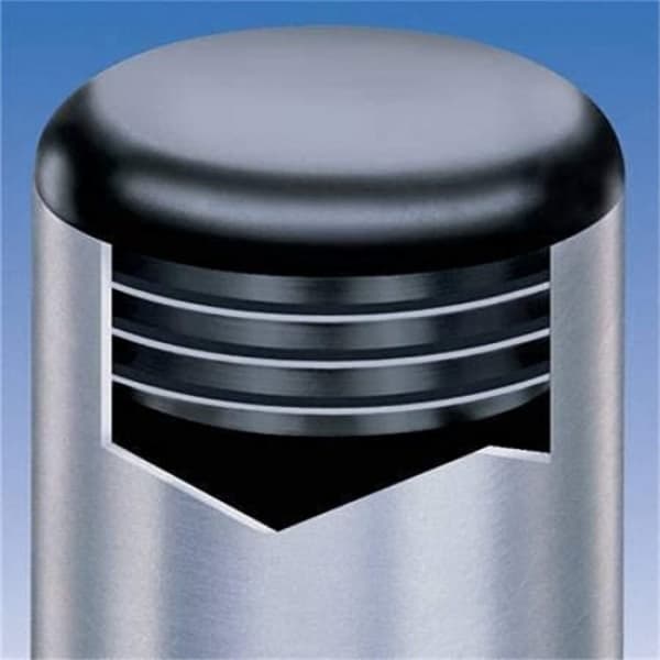 30-pakning runde slangeplugger Endestykker Plast Runde plugger Hull