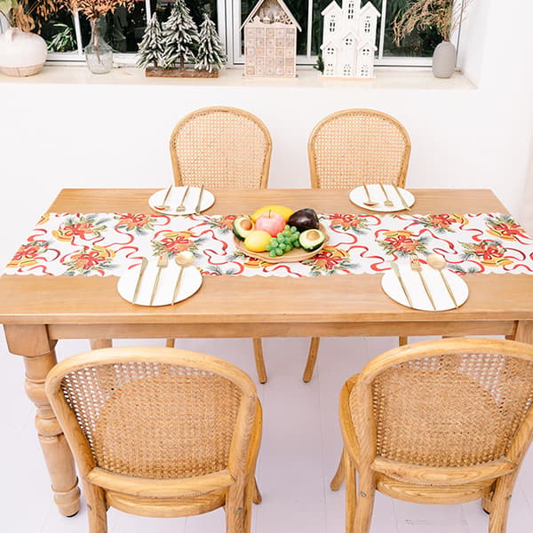 Julebordløper, bordløper for juledekorasjoner style 5