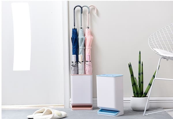 Hvit+Blå-Paraplystativ Paraplyholder Hjem Stue Kreativ