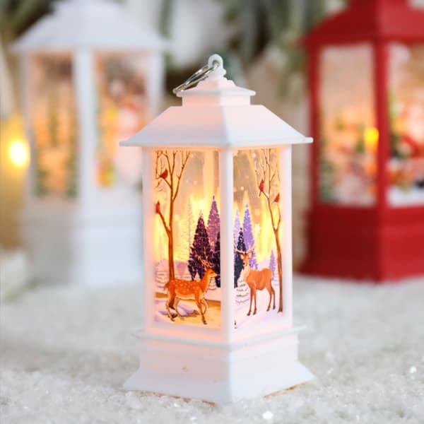 Julelys med LED-telys for juledekorasjon