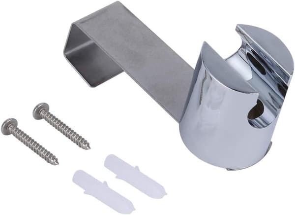 Toalettholder for hånddusj i rustfritt stål og ABS, håndholdt bidet