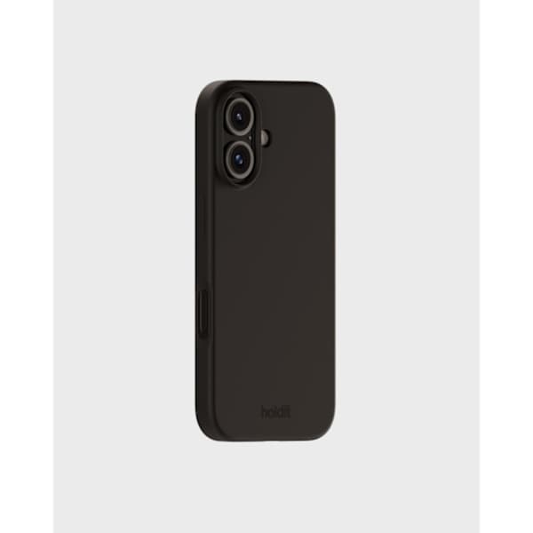 held iPhone 16 -puhelinkuori silikonia musta