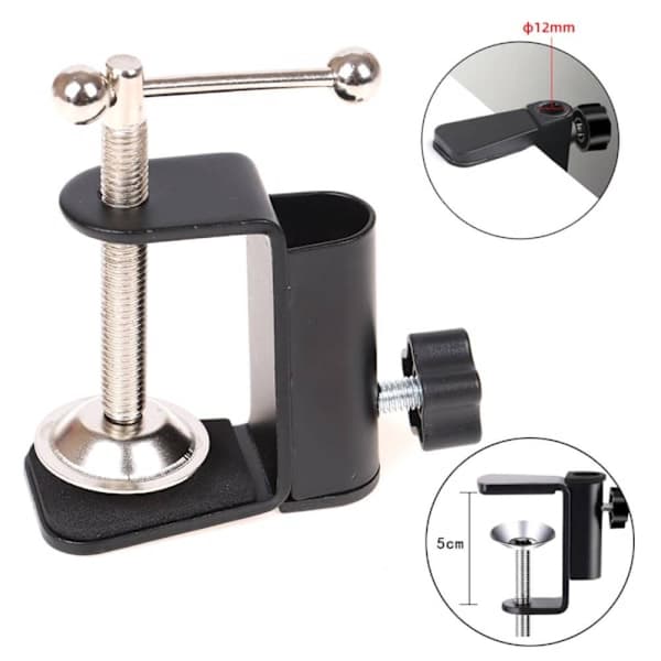 Knektholder Klemmeholder Skrivebordslampe Klemmer Beslag Base