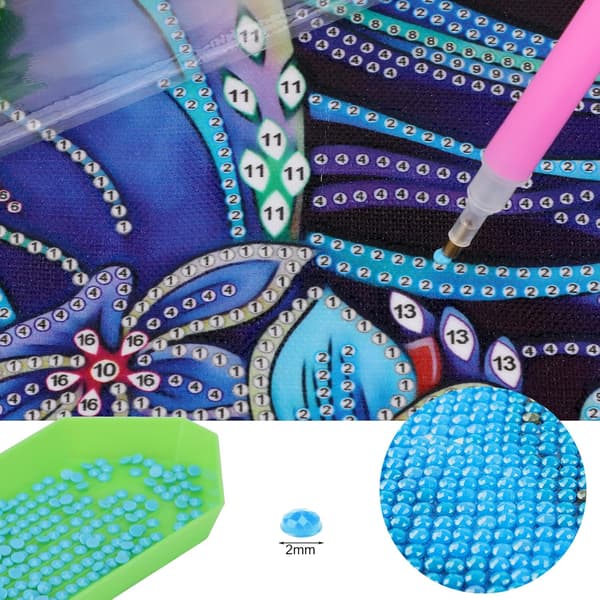 5D Diamantmaleri Kit 30x40cm DIY Fargerik Hest Diamant Kunst Kit