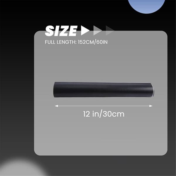 4 kpl 12x60 tuuman mattamusta vinyylikalvo autoon, tee-se-itse-tarra