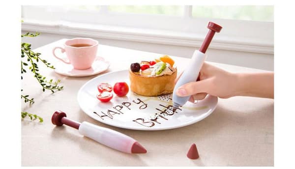 Silikon Skrivepenn Silikon Kake Penn Glasur Konditori Silikon Penn