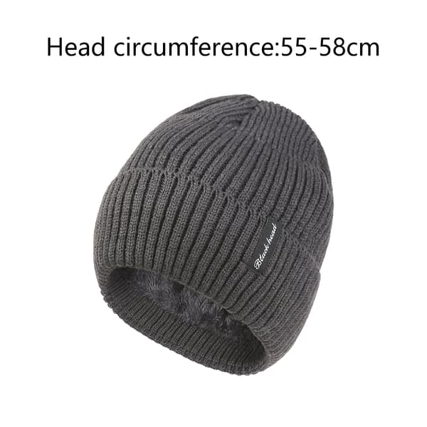 Mössor Dam, Vintermössor för Dam Herr Fleecefodrade Varma för Kallt Väder, Mössa för Dam Mode Skull Cap