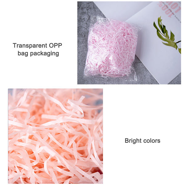 16Pack 320g Multicolored Raffia Paper Crinkle Confetti Shredded