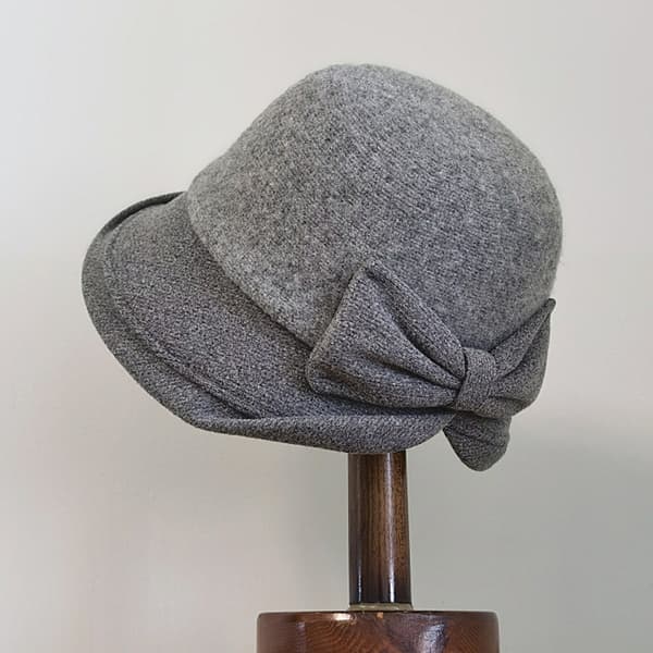 Uld vinterhat dame retro fedora hatte kirkehatte fiskehat dame filthat bowlerhat