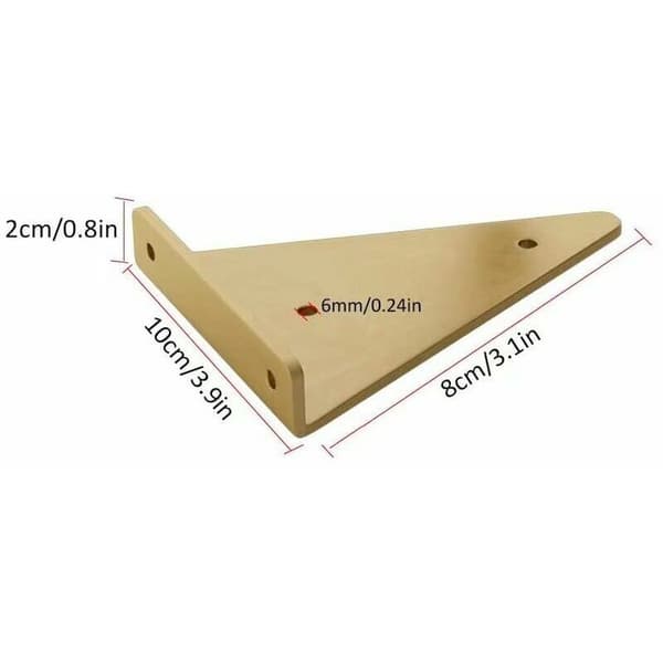 Flytande Metall Triangel Hyllkonsol, Betterlife Dold Blind