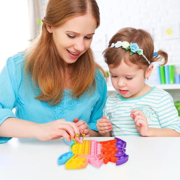 Anti-Stress Leksaker, Pop-Bubbla, Fidget Sensory Leksak, Silikon Squeez