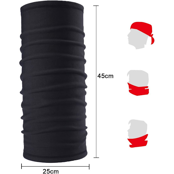 Vinter Rørformet Halsedisse Multifunktionel Unisex Termisk Fleece Li