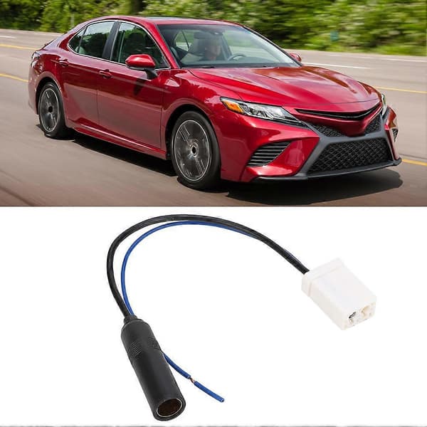 ABS bil CD-afspiller radioantenneadapter han-kabeltilbehør passer til Toyota REIZ Corolla
