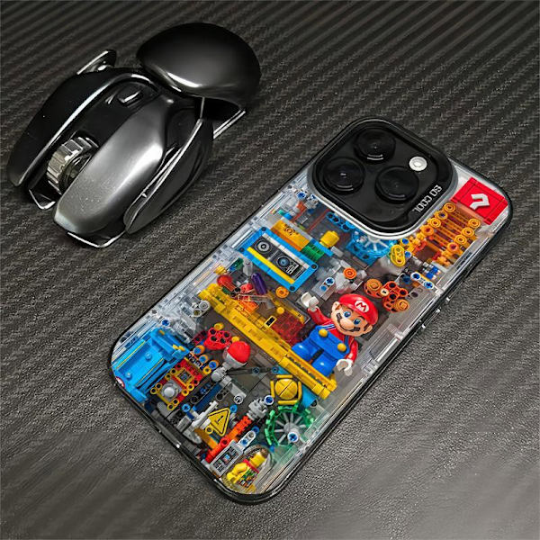 Mekaniskt Mario-mobilskal - Kompatibelt med iPhone 7 Plus/8 Plus A
