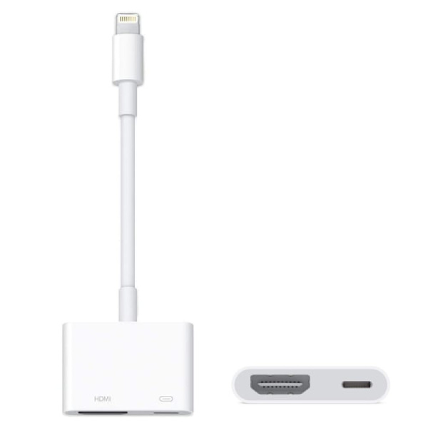 Lightning til Digital AV-adapter (Lightning til HDMI) Hvit