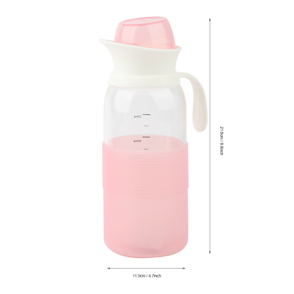 650 ml Bärbar Skrivbord Enkel Flick Glas Vattenflaska