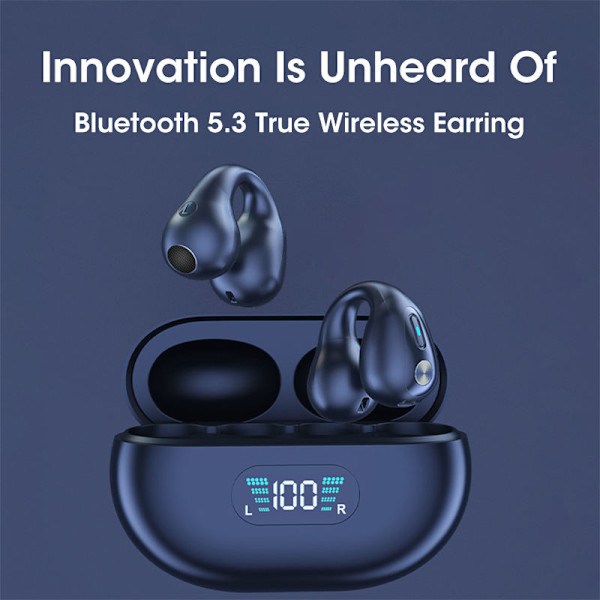 INF Langattomat avokorvakuulokkeet Bluetooth 5.2 Musta