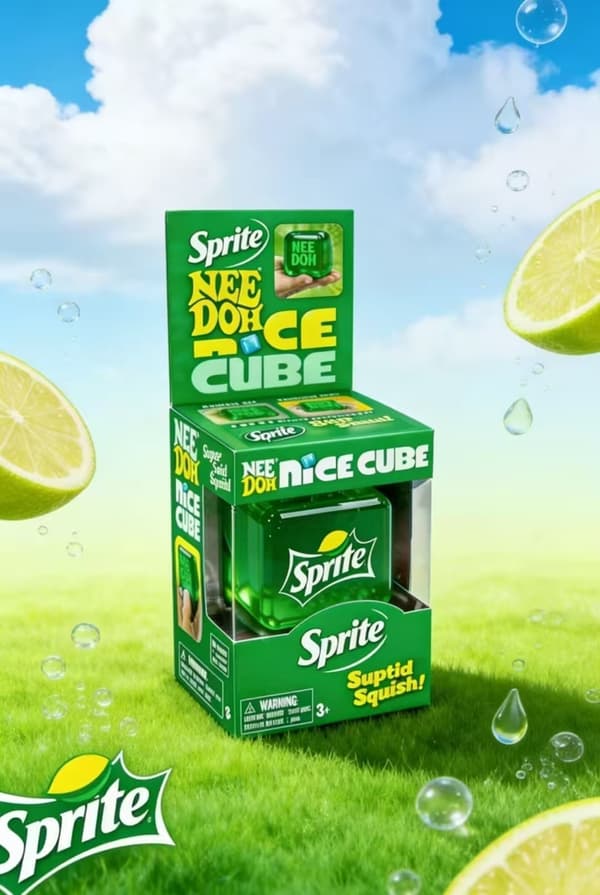 Sprite × Nee Doh-samarbete: Isbit-klämleksak – En stresslindrande geléleksak