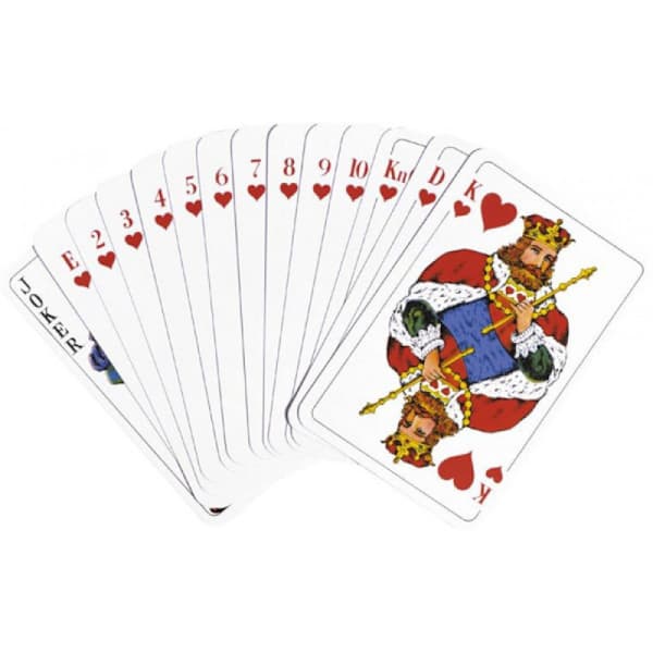 2 Transition Spillkort. 1 rød, 1 blå kortstokk Poker Solitaire