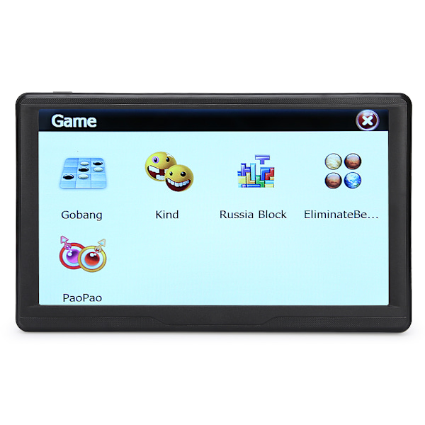 7-tums Bil GPS Navigator Fordonsmonterat Navigationsinstrument Röstnavigerings Tillbehör