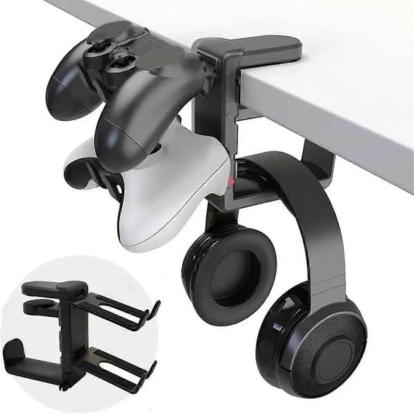 Skrivebords Gaming Kontroller Hodetelefonstativ Oppbevaringshylle for PC-headset VZR Model One/ECHATE/ //NS Game A