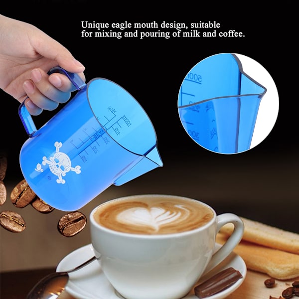 Hushållsakryl Kaffe Kanna Mjölkkanna Latte Mjölkskumning
