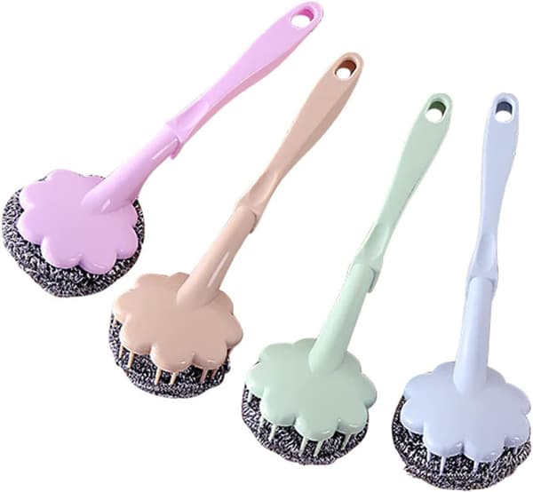 Oppvasksvamp i rustfritt stål, stålull, oppvaskmaskinrengjøringssvamp