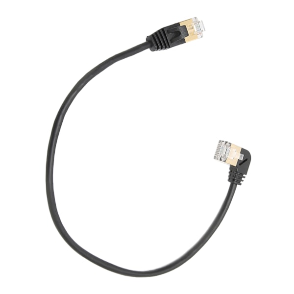 Cat8 Ethernetkabel CAT8 OD 3,8mm Guldpläterade Kontakter 30cm Hane till Hane Ethernetkabel för Switch Server