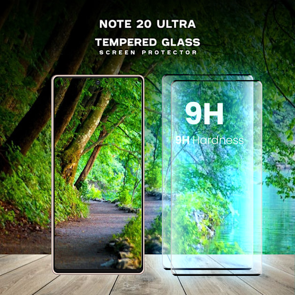 2 Pack Samsung Galaxy Note 20 Ultra -Härdat glas–Super kvalitet