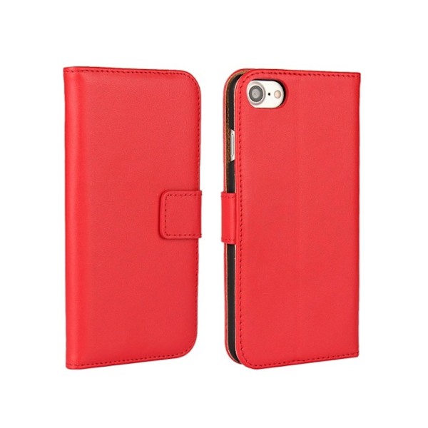 Stilrent Exklusivt RETRO Plånboksfodral i läder iPhone 7 PLUS Blå Blå